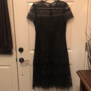 Antonio Melani Heavy Lace Ruffles Dress